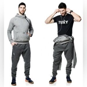 NEW Tuxy One Piece Suit Jumpsuit Loungewear Hoodie Sweats Joggers Size 2XL